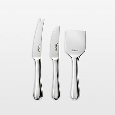 View Caesna Mirror Cheese Knives, Set of 3 details