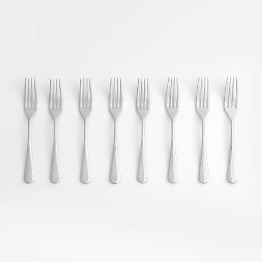 Caesna Mirror Dinner Forks, Set of 8