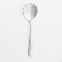 Caesna Mirror Round Soup Spoon by Robert Welch + Reviews | Crate & Barrel