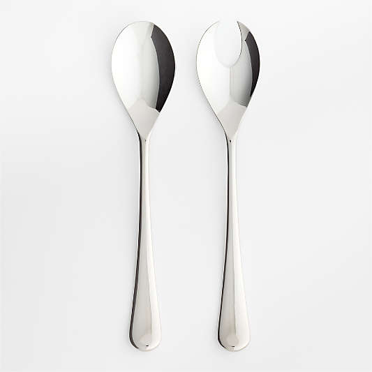 Caesna Mirror Salad Servers, Set of 2