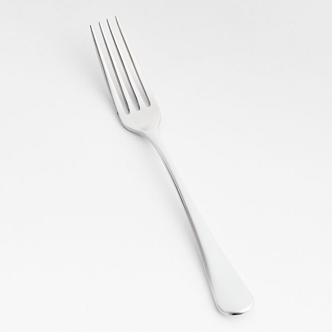 Stainless Steel Flatware Set - 12 Piece Modern Fork Collection (Dishwasher Safe)