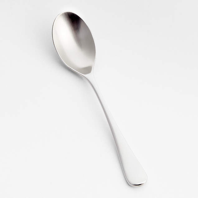 Cirrus Flatware Dinner Spoon + Reviews Crate & Barrel