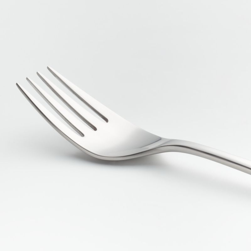 Caesna Satin Serving Fork by Robert Welch + Reviews | Crate & Barrel