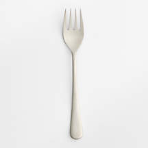 Caesna Satin Serving Fork by Robert Welch | Crate & Barrel