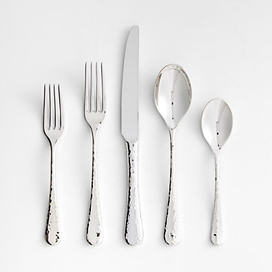 View Caesna Texture 5-Piece Flatware Place Setting details