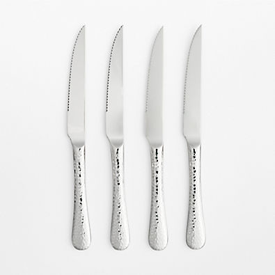 View Caesna Texture Steak Knives, Set of 4 details