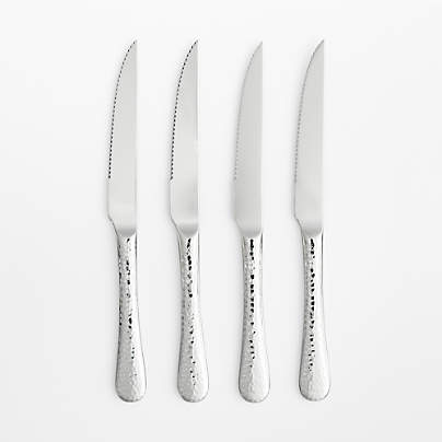Caesna Texture Steak Knives, Set of 4