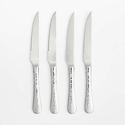 Caesna Texture Steak Knives, Set of 4