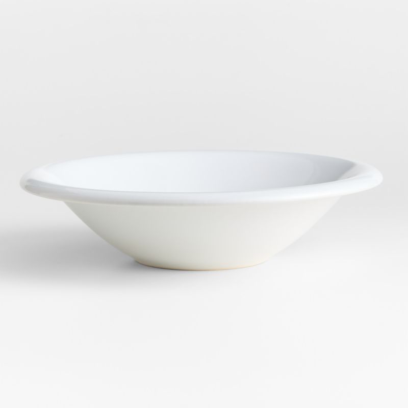 Viewing product image Caesna White 12" Stoneware Serving Bowl - image 1 of 4