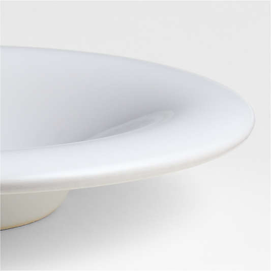 Caesna White Stoneware Appetizer Plate