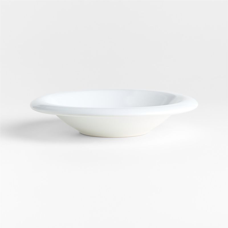 Caesna White Stoneware Low Bowl - image 0 of 5