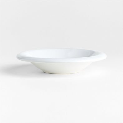 View Caesna White Stoneware Low Bowl details
