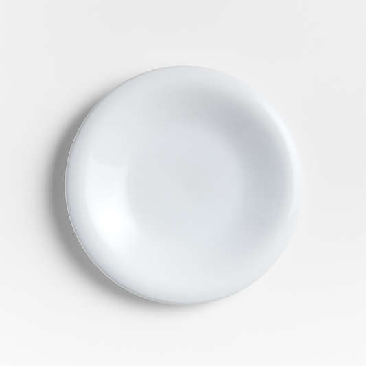 Caesna White Stoneware Salad Plate