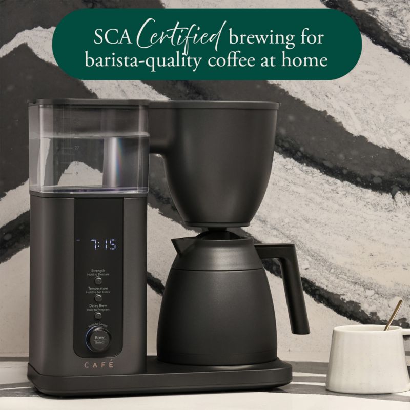 CAFÉ ™ Matte Black 10-Cup Drip Coffee Maker with Thermal Carafe - image 8 of 10