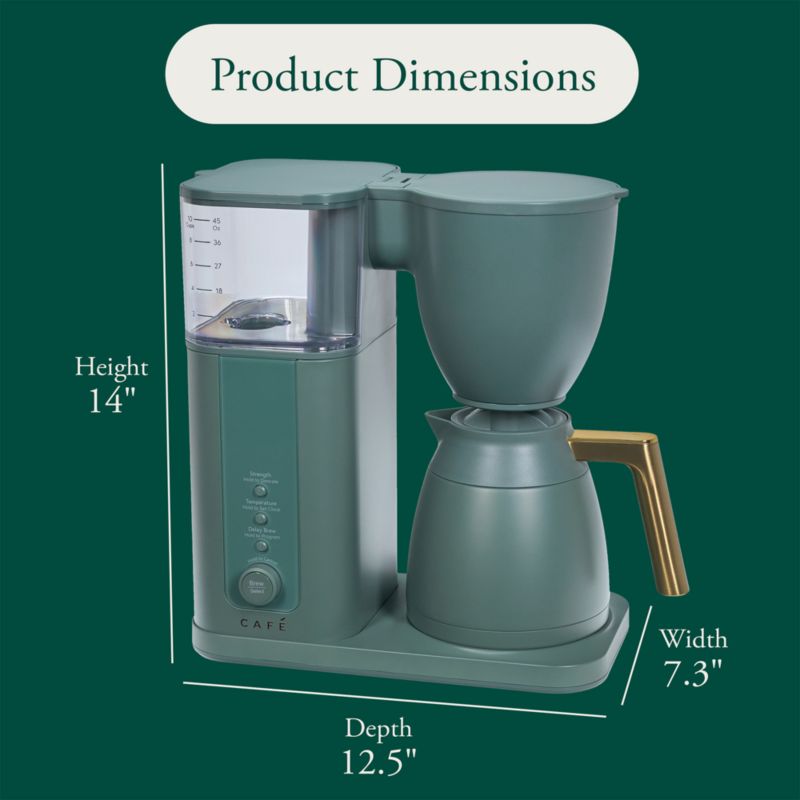 CAFÉ ™ Tarragon 10-Cup Drip Coffee Maker with Thermal Carafe - image 10 of 11