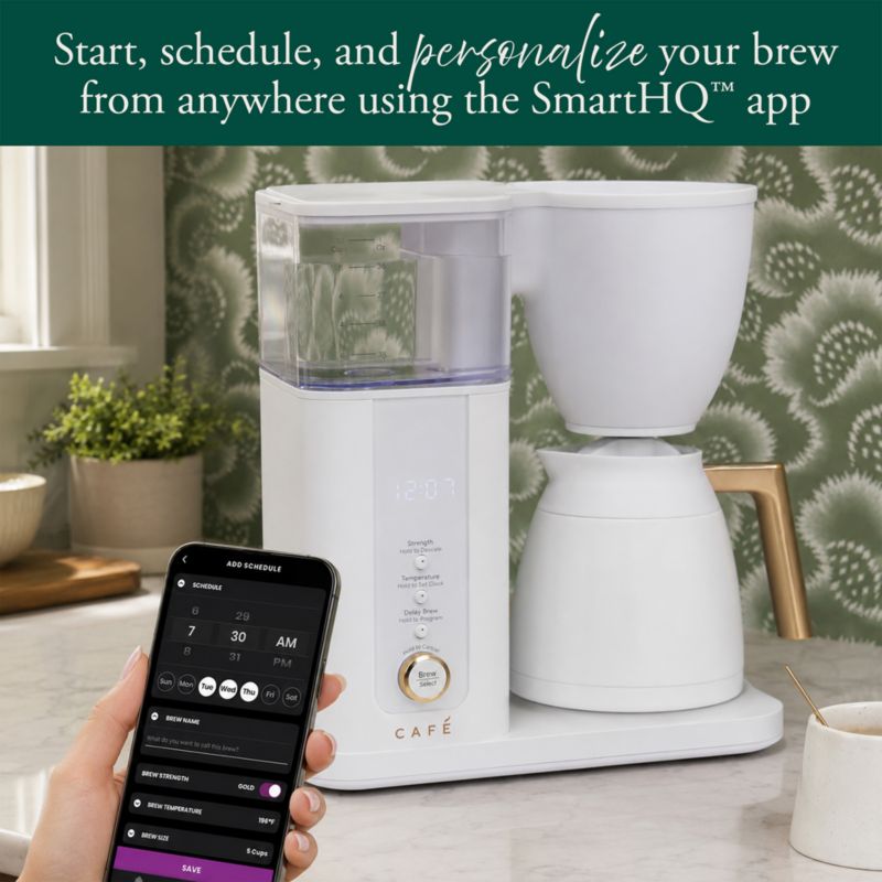 CAFÉ ™ Matte White 10-Cup Drip Coffee Maker with Thermal Carafe - image 5 of 11