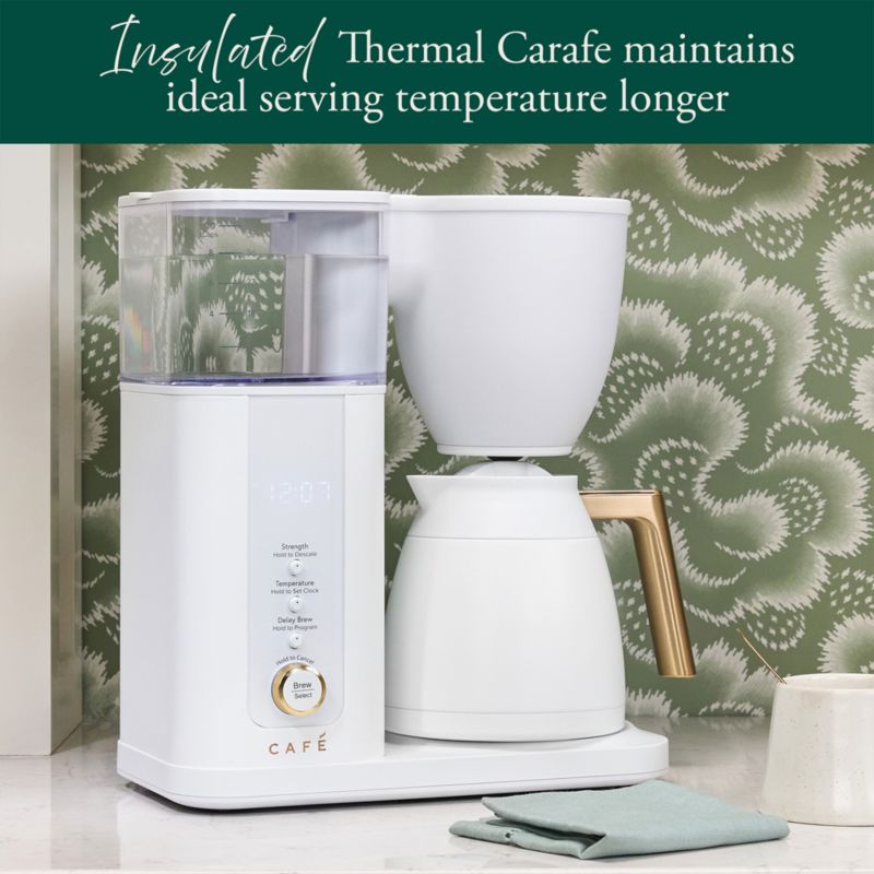 CAFÉ ™ Matte White 10-Cup Drip Coffee Maker with Thermal Carafe - image 8 of 11