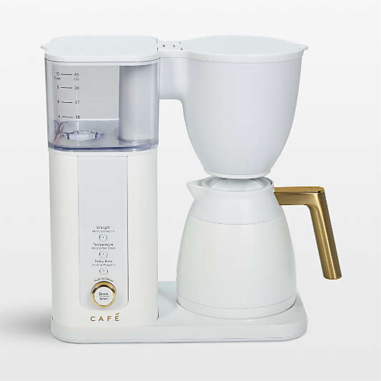 CAFÉ ™ Matte White 10-Cup Drip Coffee Maker with Thermal Carafe