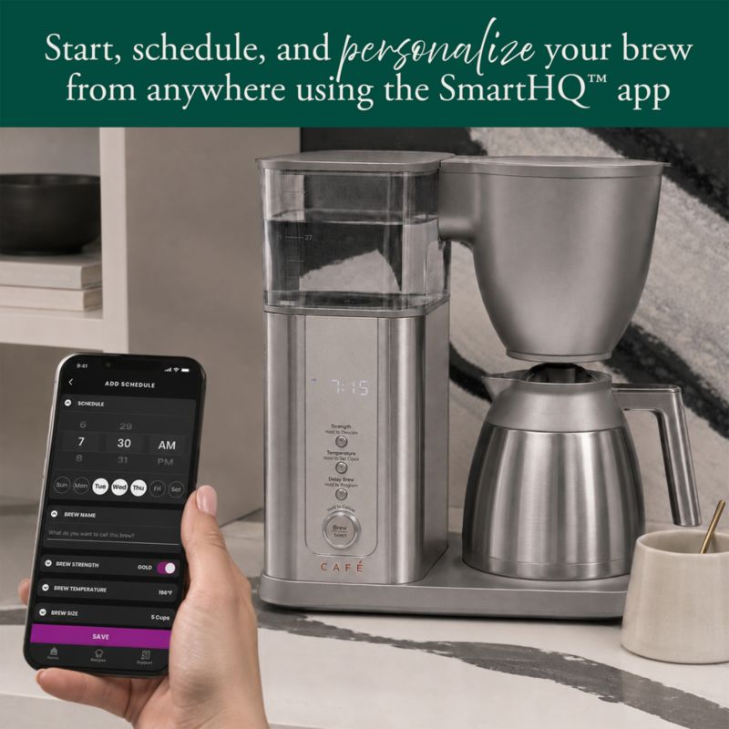 CAFÉ ™ Stainless Steel 10-Cup Drip Coffee Maker with Thermal Carafe - image 2 of 11