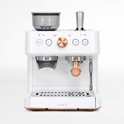 Café ™ Matte White Bellissimo Semi-Automatic Espresso Machine