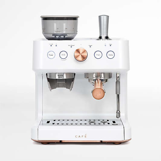 Café ™ Matte White Bellissimo Semi-Automatic Espresso Machine