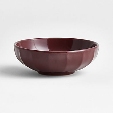 View Cafe Cider Burgundy Low Bowl details