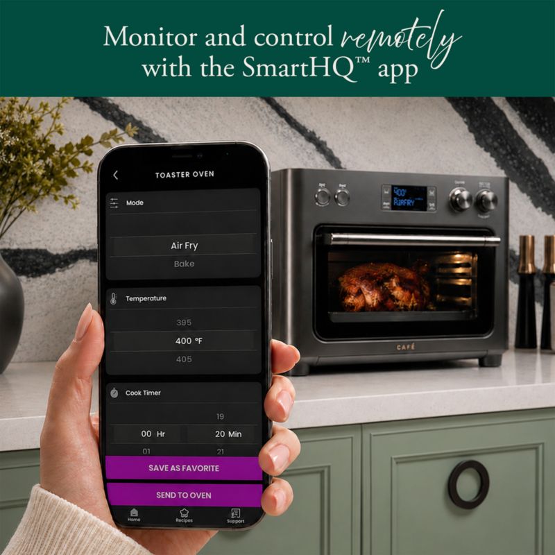 CAFÉ ™ Couture ™ Matte Black Air Fryer Toaster Oven - image 5 of 10