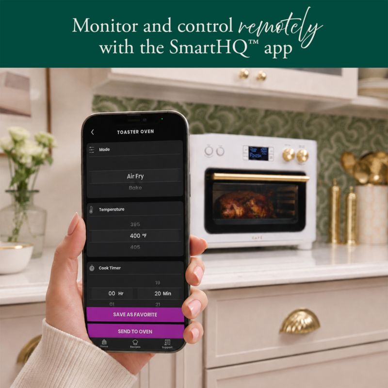 CAFÉ ™ Couture ™ Matte White Air Fryer Toaster Oven - image 6 of 10