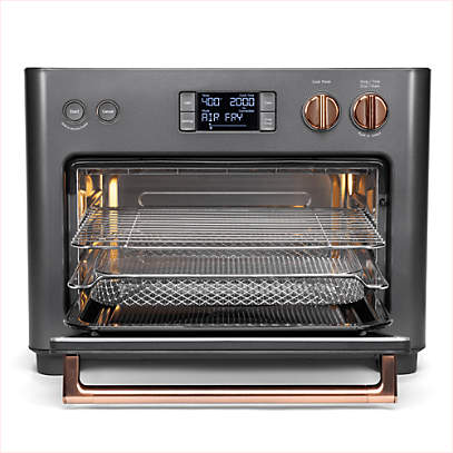 GE Cafe Couture Stainless Steel Air Fryer Toaster Oven + Reviews, Crate &  Barrel