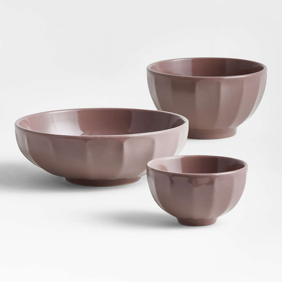 Cafe Desert Pink Cereal Bowls, Set of 4 + Reviews