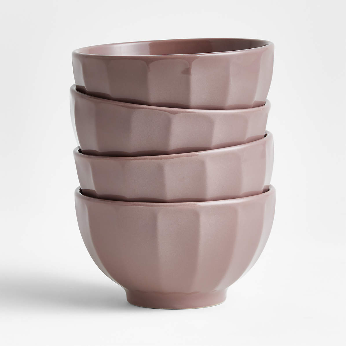 Cafe Desert Pink Cereal Bowls, Set of 4 + Reviews