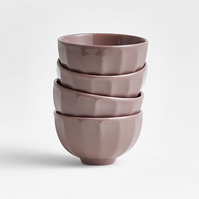 View Cafe Desert Pink Mini Bowls, Set of 4 details