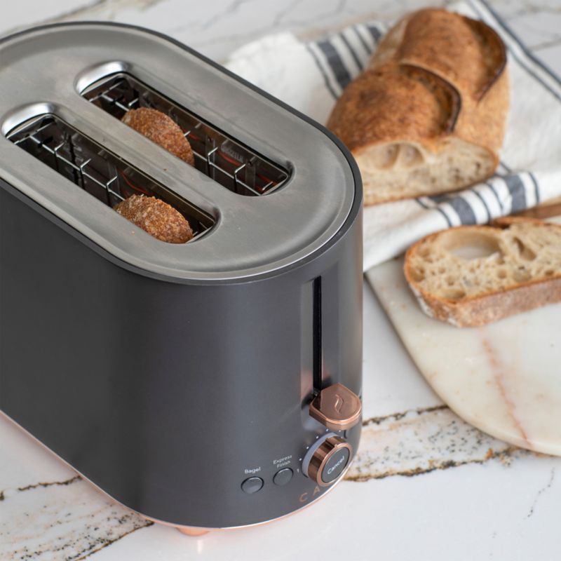 Café ™ Express Finish Matte Black 2-Slice Toaster - image 2 of 8