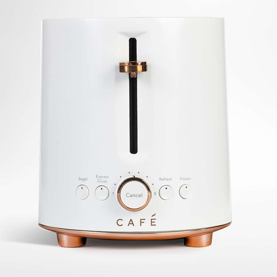 GE Cafe Express Finish Matte White 2Slice Toaster + Reviews