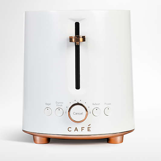 Café ™ Express Finish Matte White 2-Slice Toaster