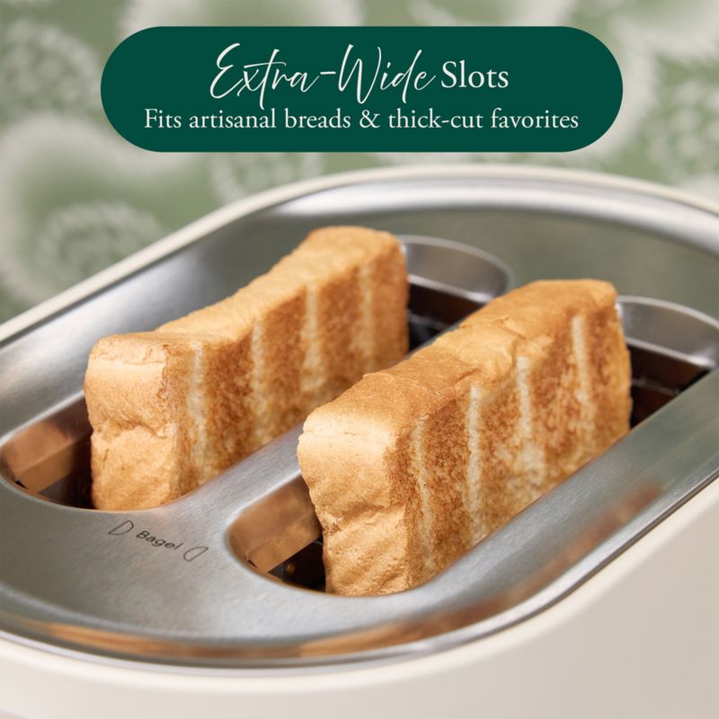 CAFÉ ™ Express Finish Butter Cream 2-Slice Toaster - image 2 of 10