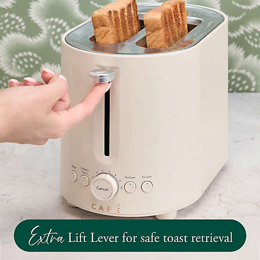 CAFÉ ™ Express Finish Butter Cream 2-Slice Toaster