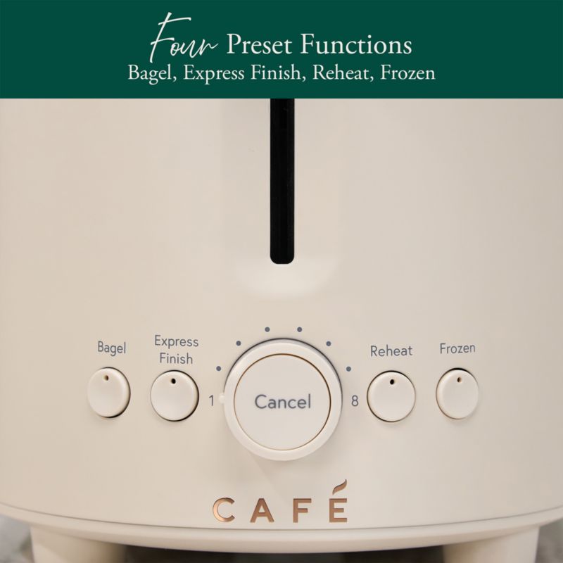 CAFÉ ™ Express Finish Butter Cream 2-Slice Toaster - image 6 of 10