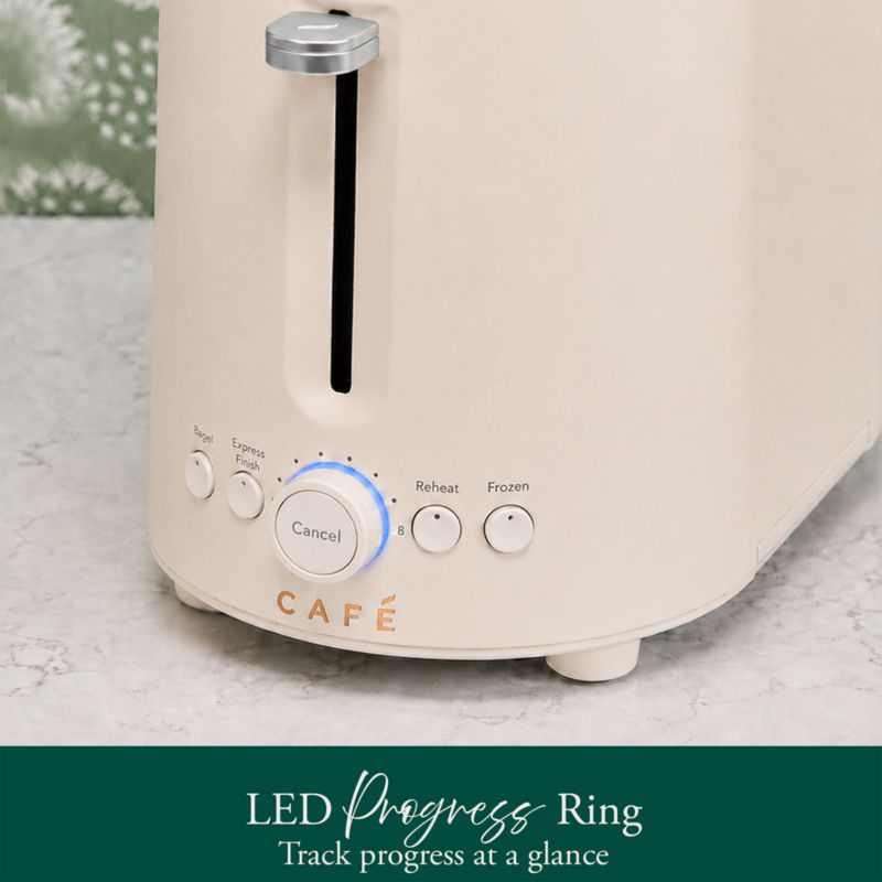 CAFÉ ™ Express Finish Butter Cream 2-Slice Toaster - image 7 of 10