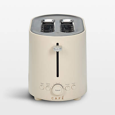CAFÉ ™ Express Finish Butter Cream 2-Slice Toaster
