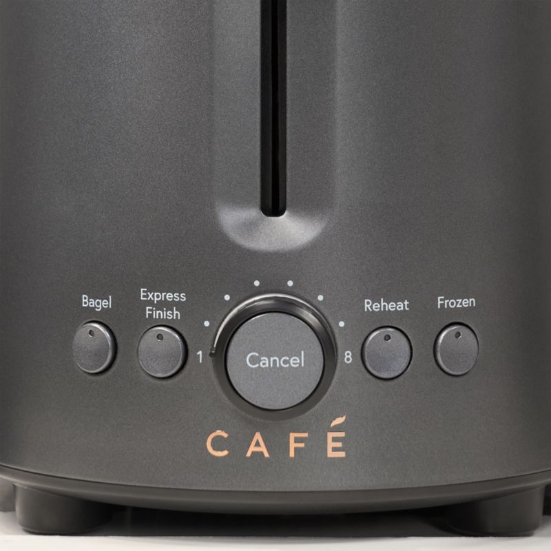 CAFÉ ™ Express Finish Matte Black 2-Slice Toaster - image 6 of 10