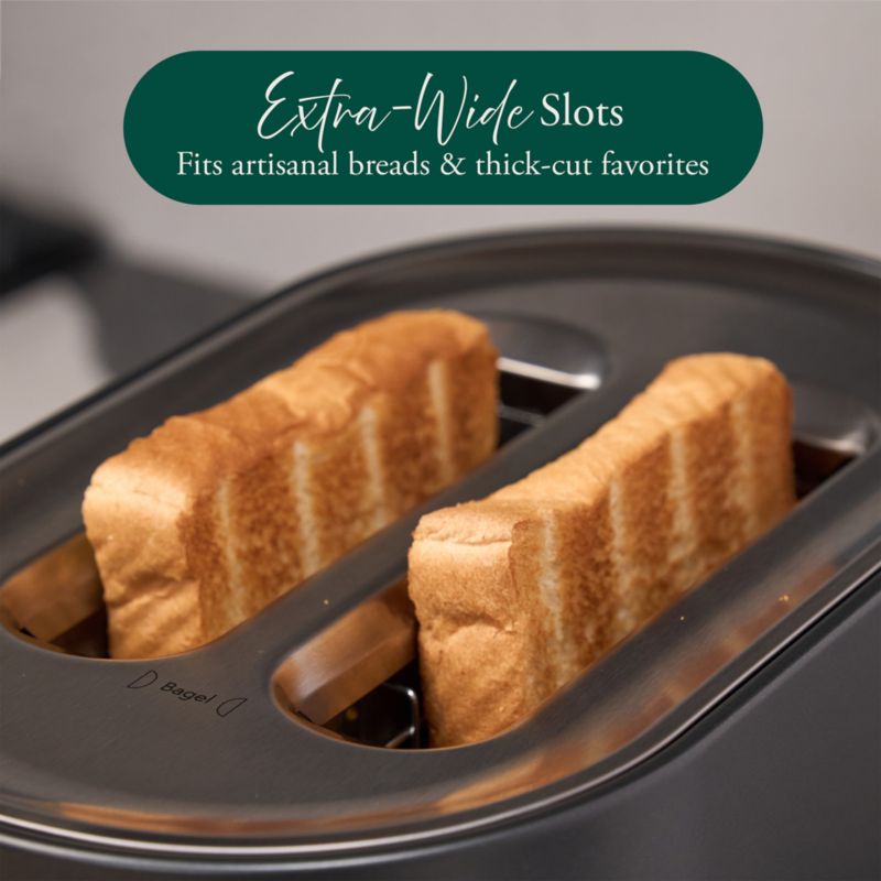 CAFÉ ™ Express Finish Matte Black 2-Slice Toaster - image 2 of 10