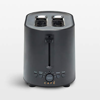 CAFÉ ™ Express Finish Matte Black 2-Slice Toaster