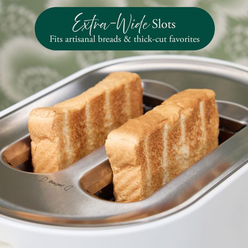 CAFÉ ™ Express Finish Matte White 2-Slice Toaster - image 4 of 10