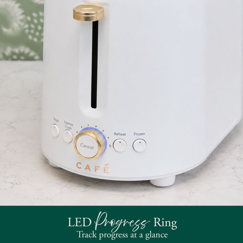 CAFÉ ™ Express Finish Matte White 2-Slice Toaster - image 5 of 10