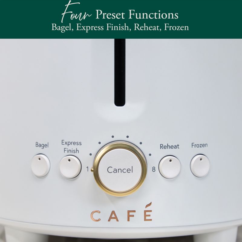 CAFÉ ™ Express Finish Matte White 2-Slice Toaster - image 6 of 10