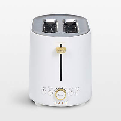 CAFÉ ™ Express Finish Matte White 2-Slice Toaster