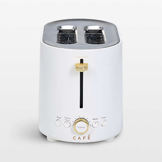 CAFÉ ™ Express Finish Matte White 2-Slice Toaster