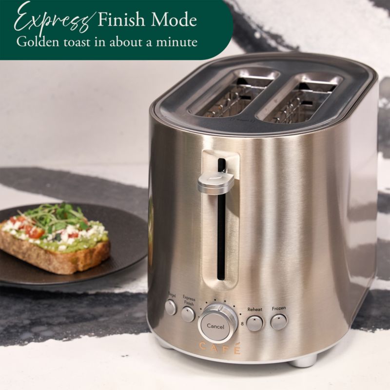 CAFÉ ™ Express Finish Stainless Steel 2-Slice Toaster - image 7 of 10