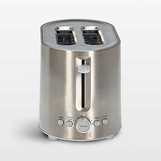 CAFÉ ™ Express Finish Stainless Steel 2-Slice Toaster